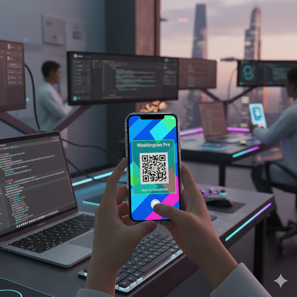 configurar-ambiente-react-native-expo-qr-code-washington-pro Configurar Ambiente React Native Expo Preparando o Terreno para Criar Apps
