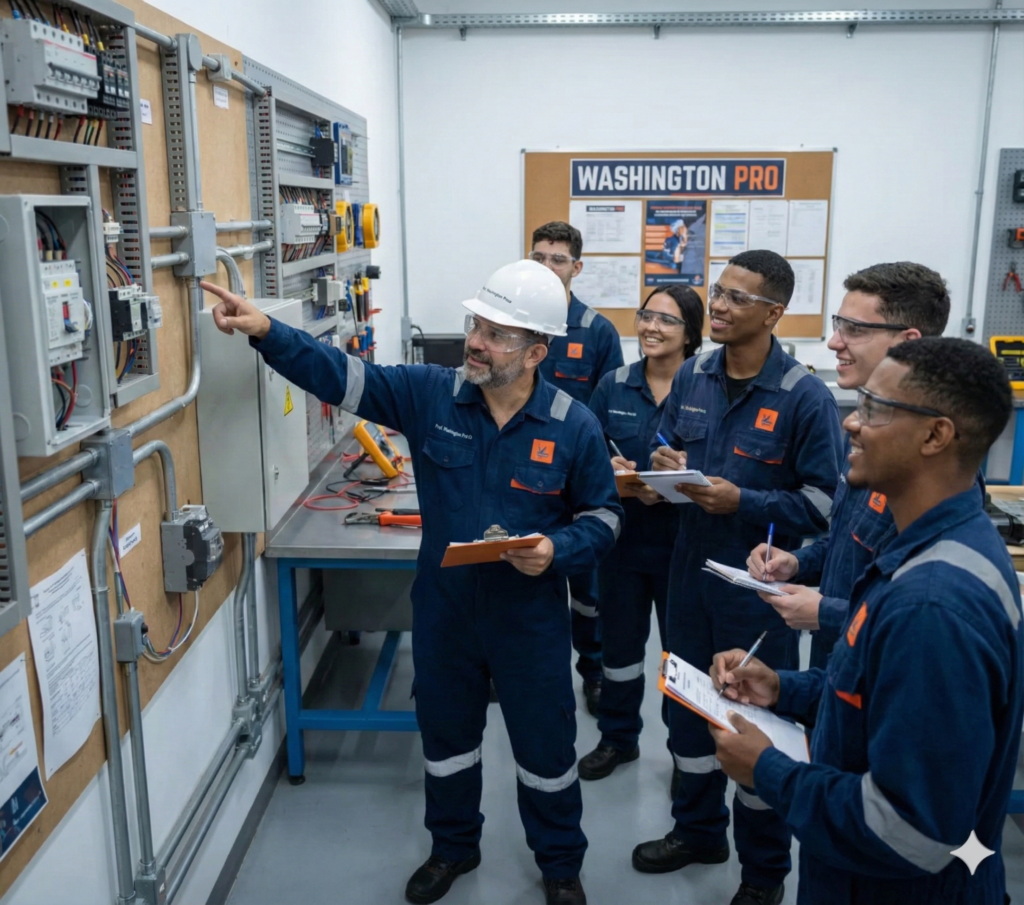 infraestrutura-eletrica-predial-drywall-aula-washington-pro-1024x905 Infraestrutura elétrica predial: por onde começar?