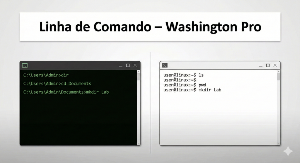 laboratorio-de-sistemas-operacionais-vm-prompts-comando-washington-pro-1-1024x559 Como montar seu laboratório de sistemas operacionais com máquinas virtuais (e dar os primeiros passos em Windows e Linux)