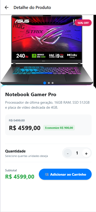 image-3 Criando uma Tela de Detalhes de Produto com Carrossel de Imagens Nativo e Seletor de Quantidade no React Native